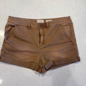 Anthropologie Women's Chino Shorts - Brown